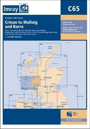 Imray C Series C65 Crinan to Mallaig and Barra (Map)