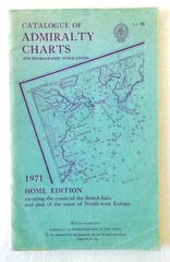 1970s CATALOGUE OF ADMIRALTY CHARTS & Hydrographic Publications HOME EDITION VGC