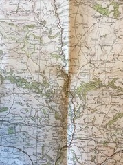 1934 Ordnance Survey One Inch Fifth Edition Cloth Map 119 Exmoor (incl Dulverton