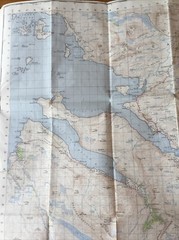1962 Ordnance Survey One Inch Seventh Series Map 20 Ullapool (incl Ardcharnich )