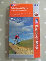 OS EXPLORER MAP 122 BRIGHTON & HOVE ORDNANCE SURVEY