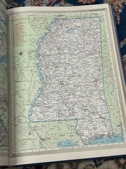 Vintage Hammond Atlas of the World 1951 Tons Of Maps HC USA Table Book Colored