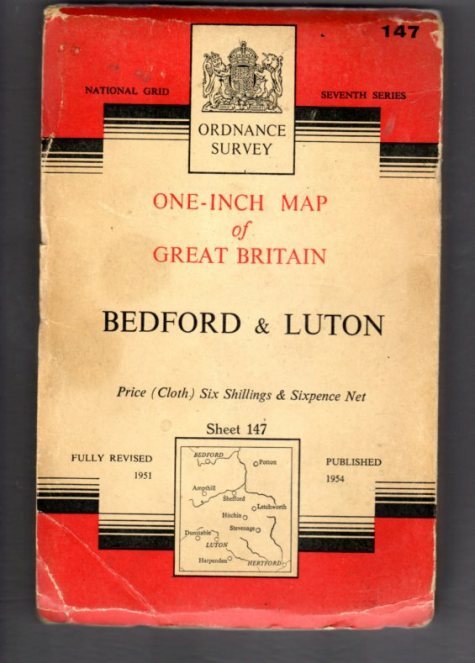 Bedford and Luton Ordnance Survey 1954