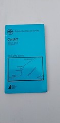 Ordnance Survey Geological Map, Cardiff, Solid & Drift, Folded Map, Sheet 263