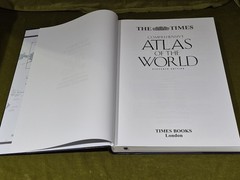 Folio Society TIMES ATLAS OF THE WORLD Leather Slipcase Illustrated 2005
