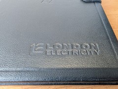 London Electricity Board A-Z Leather bound Vintage Geographer’s Guide Hardback