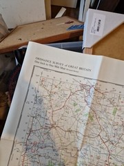 Ordnance Survey Map Of Great Britian – OXFORD AND NEWBURY – 1967 – 1/63360