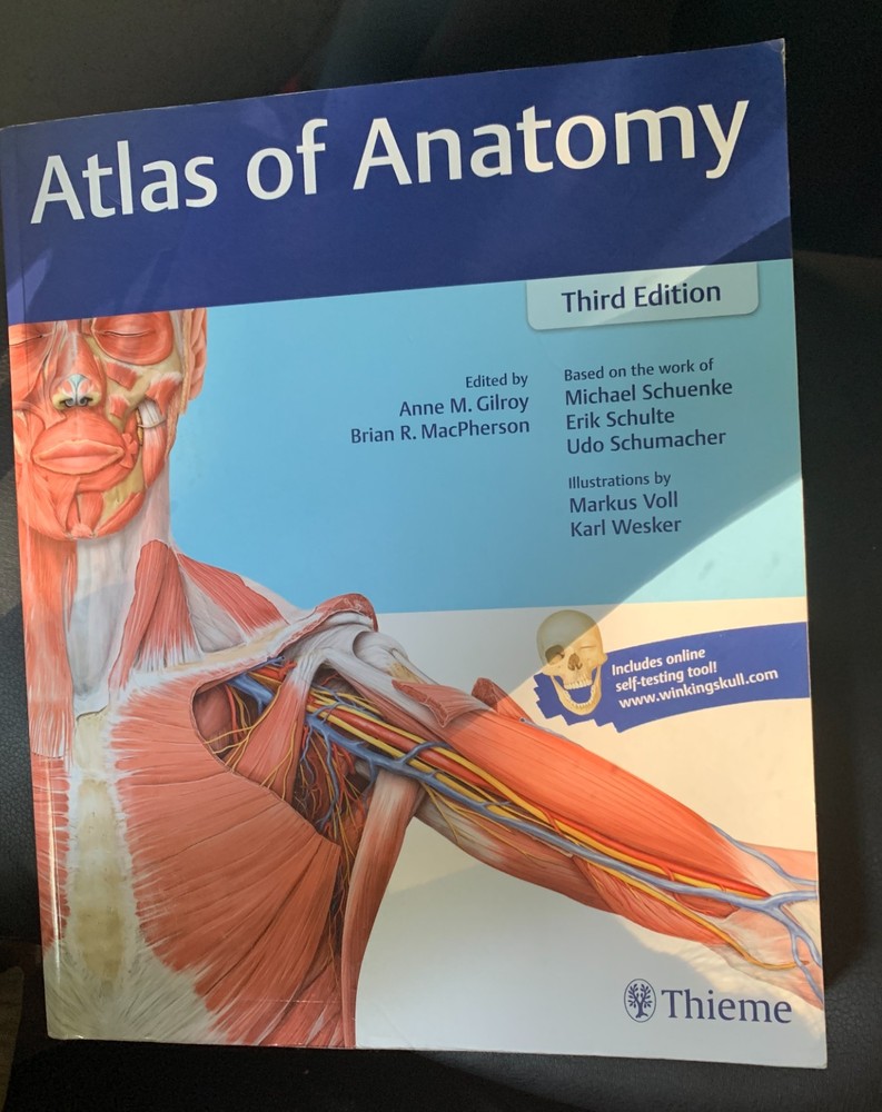 Atlas of Anatomy Third Edition USED VERY GOOD! Access Code never used