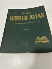 Goode’s World Atlas, 9th Edition, 1953 Hardcover