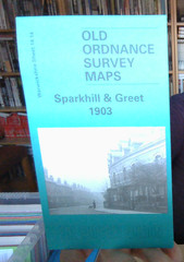 MAP OF Sparkhill & Greet 1903: Warwickshire Sheet 14.14 by Alan Godfrey NEW