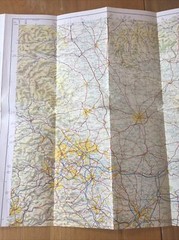 1978 Ordnance Survey Routemaster Map 6 East Midlands And Yorkshire (inc Norfolk
