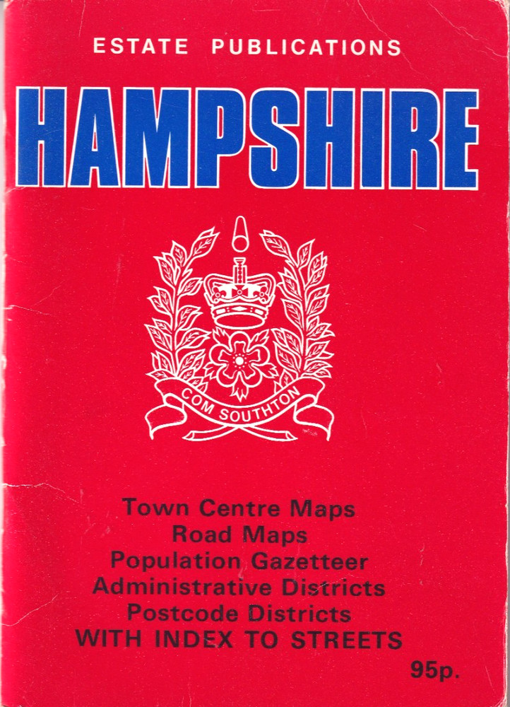 HAMPSHIRE TOWN CENTRE MAPS (vintage)