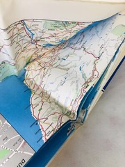 Route Map Scotland Bartholomew Tourist Collectable Vintage ra