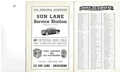 GRAVESEND Street plan with index – by Barnett’s circa 1963