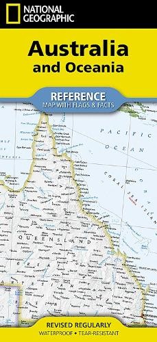 Nat Geo Maps Australia and Oceania Reference Map (Folded) (Map)