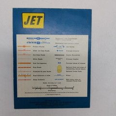 Vintage JET Route Cards Set Complete – 68 UK maps, 4 City Maps & Index in Wallet