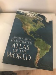 Readers Digest Illustrated Atlas Of The World Geography Location City Book Map