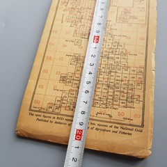 Winchester England Ordnance Survey #168 Map Hiking 1945 foldout Britain vintage