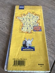 Michelin French Road Map 245 Of Cote D’Azur