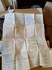 Ordnance Survey Map Of Great Britian – SNOWDEN – 1966 – 1/63360