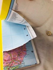 Road Map Britain Collins 2013 Tourist Collectable Vintage ra