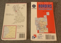 SCOTTISH MAPS – Ordnance Survey x 2/Bartholomew x 1/Tourist Map x 1 Bundle of 4
