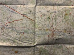 Ordnance Survey 1:50,000 Map – Newbury & Wantage – Sheet 174 – 1974