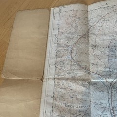 Vintage Ordnance Survey Map Sheet SO48 Shropshire 1:25000 OS Map