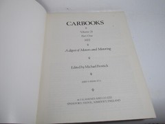 Carbooks, A Digest of Motors & Motoring, Vol.21, 1922, Part 1, illustrated, 1974