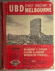 *LOT* **VHTF** UBD STREET DIRECTORY OF MELBOURNE 1967 AND 1968 **x 2 included**