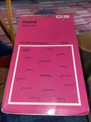 Vintage OS Landranger Map (1:50000) Sheet 164 – Oxford – c1979