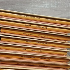 Ordnance Survey Metric Map 1:50000 Dunn Wilson Job Lot Girvan Banff Whitby