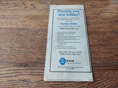 Vintage NRMA Paper Fold Out Map Melbourne – Adelaide Western & Dukes Calder Hwy