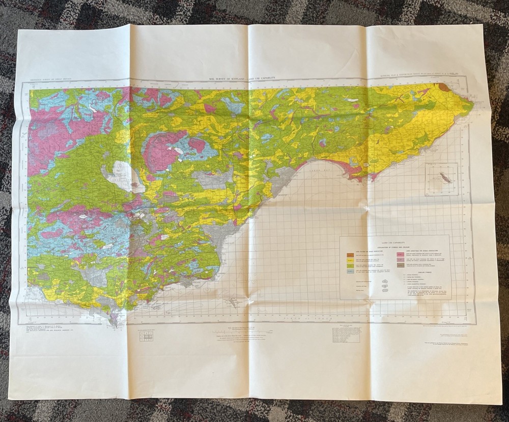 Ordnance Survey Map – Soil Survey Of Scotland – Land Use Capability – Edinburgh