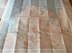 1976 Ordnance Survey Landranger Map 9 Cape Wrath (incl Kinlochbervie )