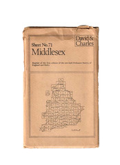 MIDDLESEX – Ordnance Survey Reprint 1st edition map