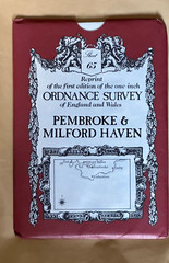 David & Charles,OS Sheet Map ,1st Edition, 1 Inch Reprint, Pembroke &, No 65