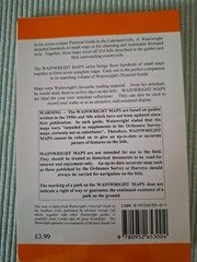 Wainwright Maps of the Lakeland Fells by Alfred Wainwright – Southern Fells.