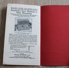 Map Reading for Ramblers How to Use 1 inch Ordnance Survey Map A G Thompson 1927
