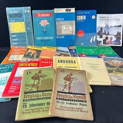 Collection of 20 Various Maps from Europe and Africa – Z#1001
