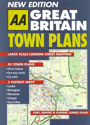 Town Plans of Great Britain (AA Atlases S.), Automobile Association, Good Book