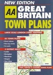 Town Plans of Great Britain (AA Atlases S.), Automobile Association, Good Book