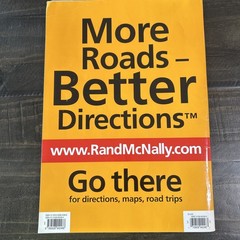 2010 Rand McNally Large Scale Road Atlas – North America – Road Map Book