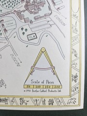 BROTHER CADFAEL SHREWSBURY MAP 1990 JOHN GARNONS WILLIAMS MEDIEVAL STYLE HISTORY