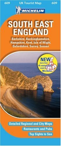 South East England (UK Tourist Maps): No. 609 Sheet map, folded Book The Fast