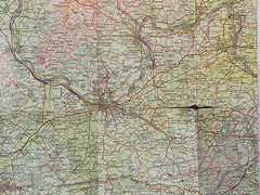 Salisbury Plain – Bartholomew Half-Inch Map – 1959 – Great Britain Sheet 8