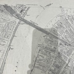 Ordinance Survey 25 Inch To The Mile Large Scale Map 1935 Southwark. London