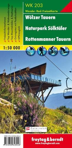 Freytag-Berndt Wölzer Tauern – Nature Park Sölktäler – Rottenm (Map) (UK IMPORT)