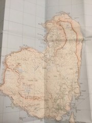 1988 Ordnance Survey Pathfinder Map 261 NM 38/48 Eigg , Muck and Rhum (South)