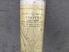 New Authentic NOAA Nautical Soundings in Fathoms Chart 18725 Original Packaging